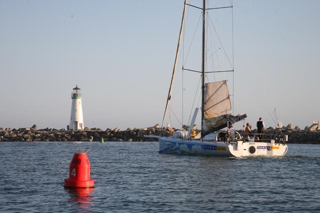 Pegasus 50 leaving Santa Cruz harbour © Rich Carlson